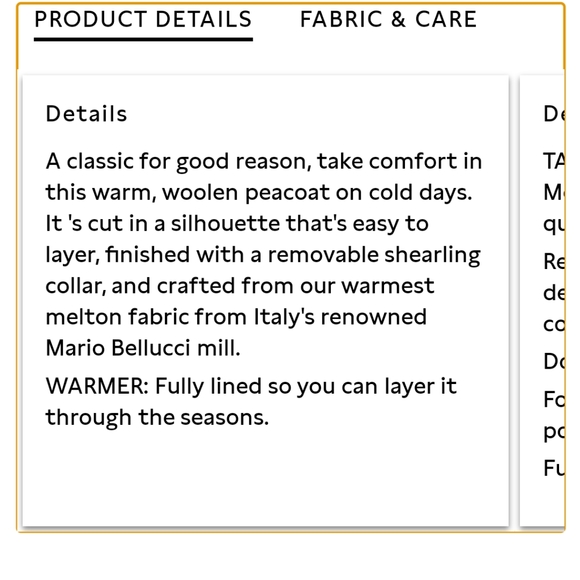 COPY - Gorgeous Italian Melton Peacoat with Sherling Collar - Picture 8 of 10